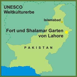 Das UNESCO-Weltkulturerbe: Fort und Shalamar Garten von Lahore Fort und Shalamar Garten von Lahore sind UNESCO-Weltkulturerbe
