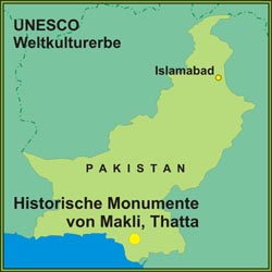 Das UNESCO-Weltkulturerbe: Historische Monumente von Makli, Thatta Historische Monumente von Makli, Thatta sind UNESCO-Weltkulturerbe